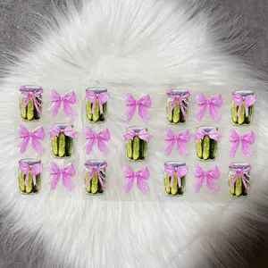 Pickles Coquette-UVDTF Wrap 16oz Cup Wrap Decorative Stickers Waterproof Glass