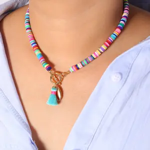 Christmas Gift - Easy-Wear Bohemian Shell Necklace Kids Gift - Kids Tassel Necklace Wild Sweet