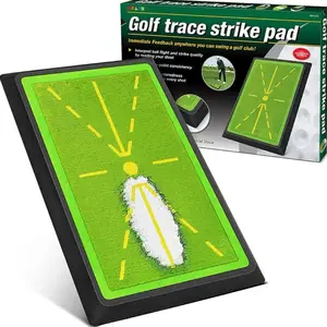 17"x12" Golf Hitting Mat, Indoor Outdoor Swing Path Feedback Practice Mat, Driving Chipping Golf Training Mat, Perfect Party Gathering Gift for Golf Lovers