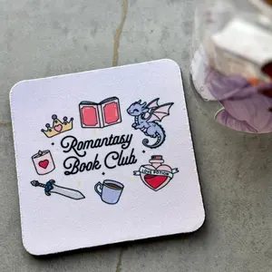 Romantasy Book Club Coaster - ONE Coaster Coffee Set