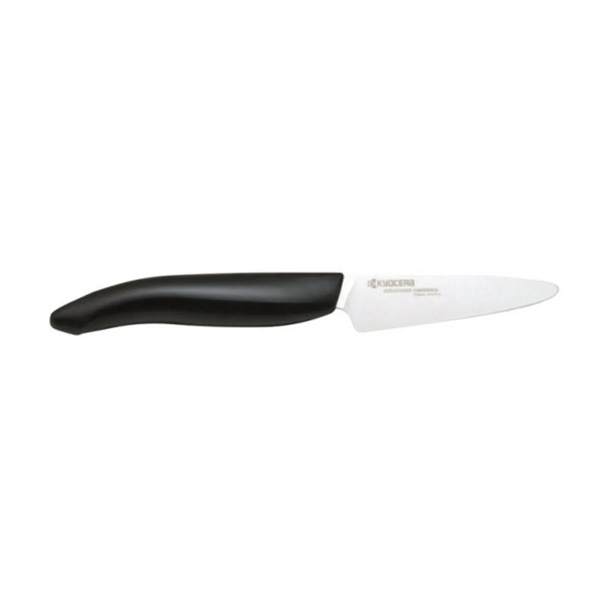 Kyocera FK-075WH-BKACE Ceramic Paring Knife, 3 in. Ceramic Blade for Home Kitchen