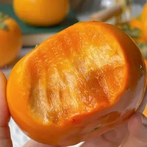Chocolate Crispy Persimmon Seeds for Planting, Sweet Non-GMO Persimmon Fruit Tree Seeds, High Germination Heirloom Seeds for Indoor Outdoor Garden