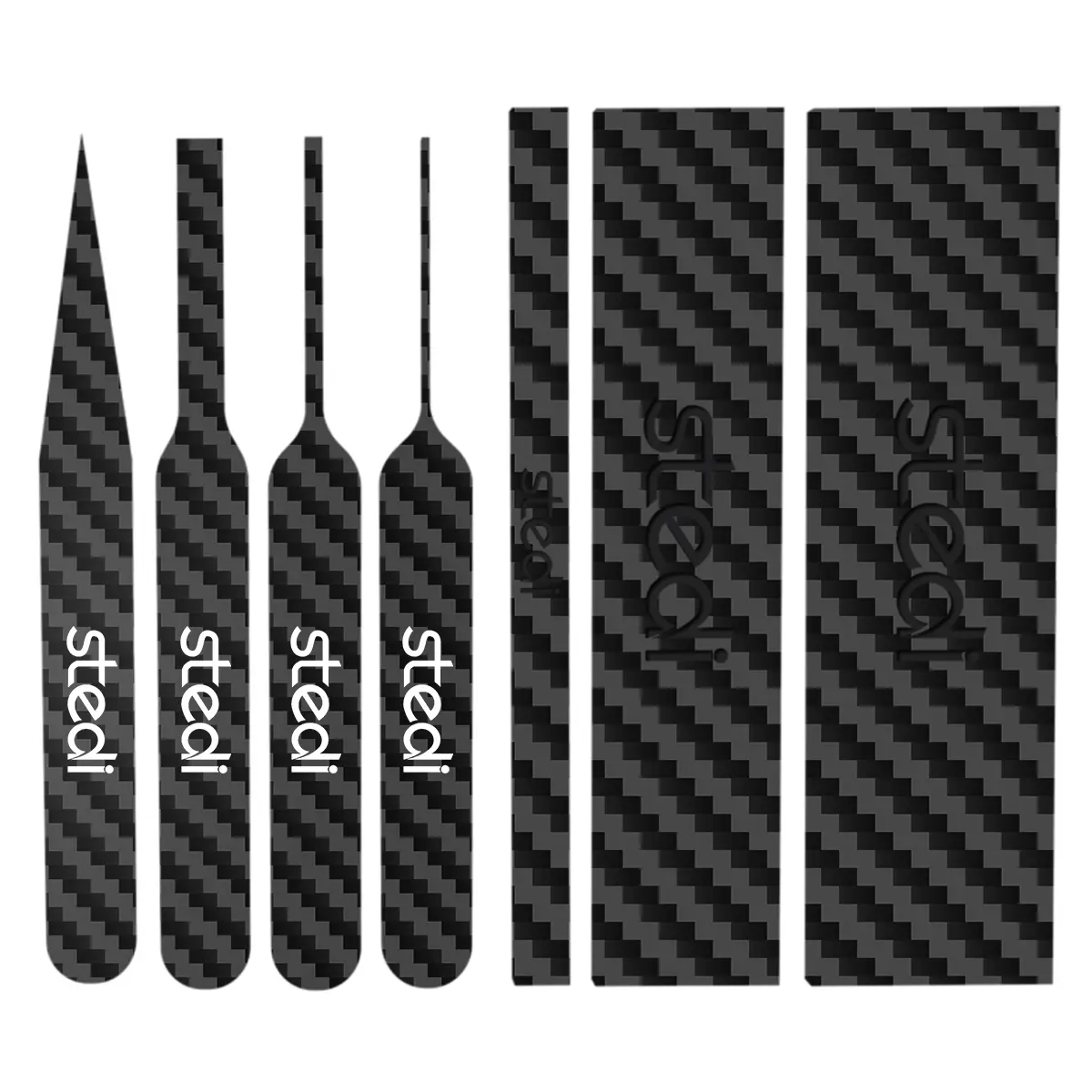 stedi Carbon Fiber MS-D2-D4 Grinding Board Gundam Model Polishing Adhesive Sandpaper Dedic Wood Hardware Industrial Parts Repair