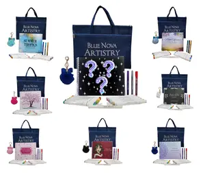 Coloring book, Ohuhu Markers, Ohuhu Glitter Pens and Bag Bundle.