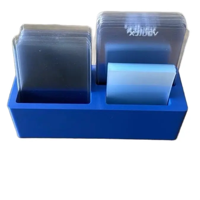 Card Sleeve Holder - Blue Organizer for Card Storage and Display