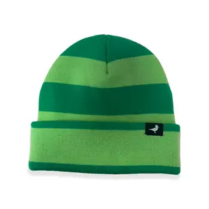 Steve Stripe Cuffed Knit Beanie beanies men