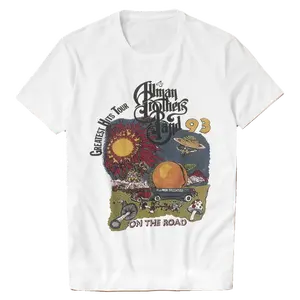 Vintage ALLMAN BROTHERS GREATEST HITS 1993 Tour T-Shirt, Rock Hip Hop Sport Style Tee, Menswear Top
