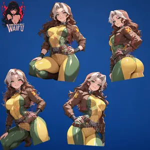 Rogue Rivals Waifu Decal Stickers - 4 Pack