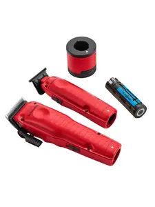 BaBylissPRO FXONE LO-PROFX Clipper & Trimmer Matte Red Prepack #FX129MRPK