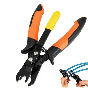 Air Hose Connector Removal Tool Push-to-Connect Fittings Disconnect Pliers for Automotive Pneumatic Air Line Repair Quick Release Fitting Pliers PVC One-Hand Operation Compact Design