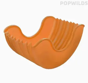 Popular silicone burger holder keeps food steady and prevents dropping. It enables contact-free eating, clean and convenient to use. Fits most burgers perfectly, portable and reusable, a practical helper for enjoying meals neatly at home or on the go.