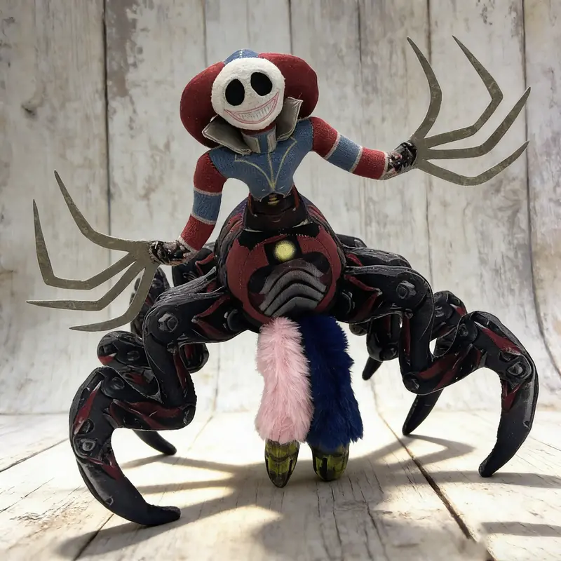 Poppy Playtime Prototype Lily Lovebraids & Giblet Plush - Authentic New Plush Toy, Ultra-Soft PP Cotton Filled Collectible, Huggable Creepy-Cute Gaming Character for Birthdays & Easter Decor