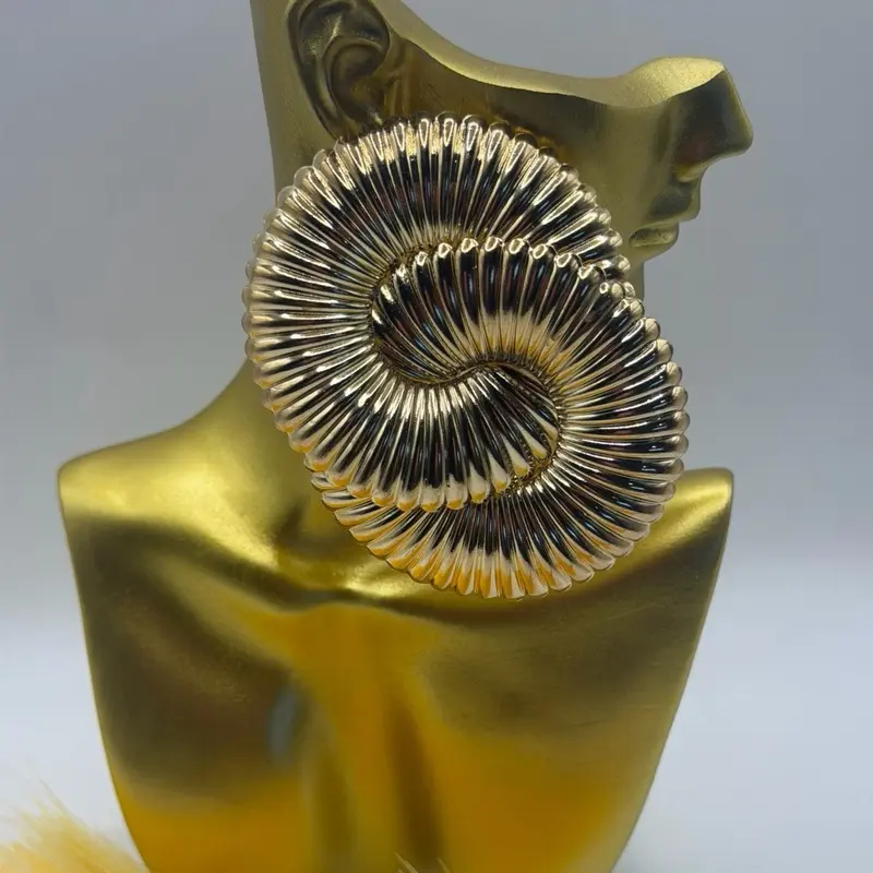Sensational Textured Spiral Earrings