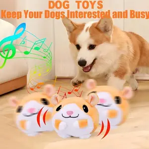Interactive Pet Toy that Repeats Voice and Moves Smart Rechargeable USB Ball with Sound Reduces Boredom Keeps Your Dog or Cat Active