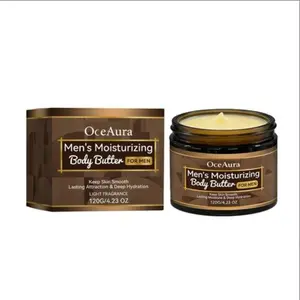 Men's Moisturizing Body Lotion, Gentle Care Hydrating Cream, Daily Massage Body Butter, Softening Skin, Essential Skincare