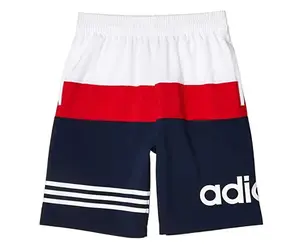 Adidas Colorblock Athletic Boys Active Shorts