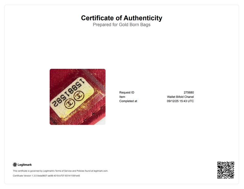 Pre-owned CHANEL Lambskin Leather Small Leather Goods Lambskin Camellia Embossed Large Gusset Flap Wallet Red