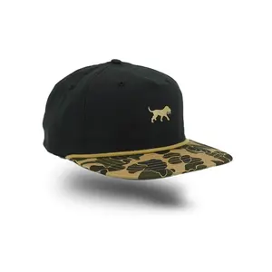 Logo Rope Hat - Black & Camo