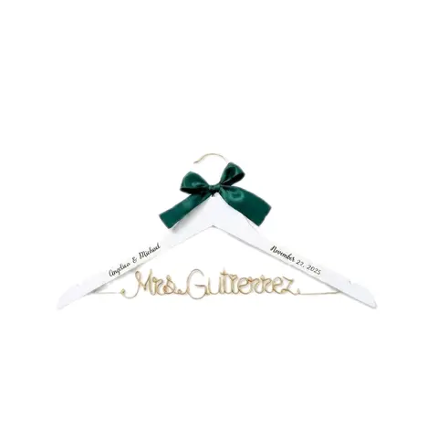 Personalized Wedding Dress Hanger Wedding Gift Bridal Hanger