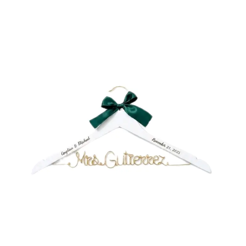 Personalized Wedding Dress Hanger Wedding Gift Bridal Hanger
