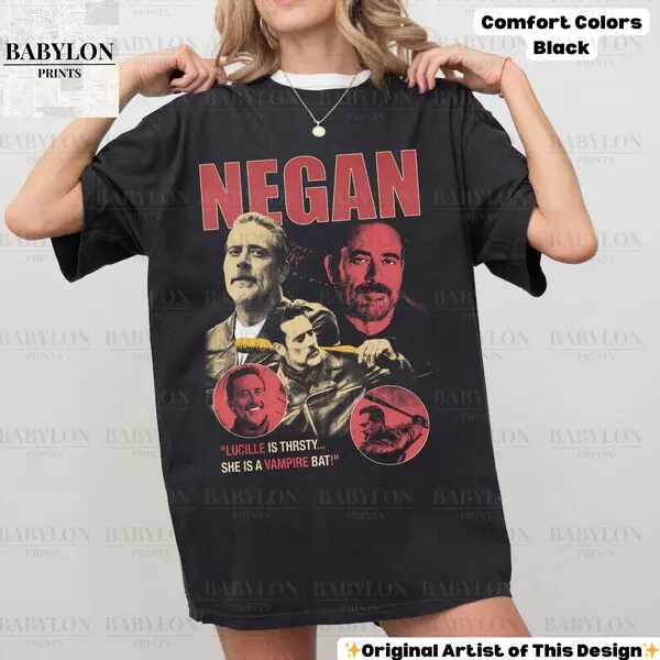 Walking Dead Negan T Shirt | The Walking Dead Shirt, TWD Shirt, Daryl Dixon Shirt, Rick Grimes tee, Walking Dead Merch Negan TWD Shirt