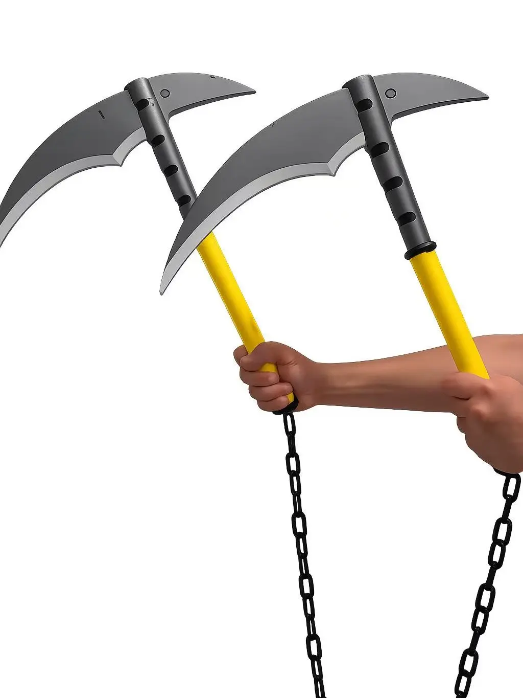 Kinstore Set of Chain Scythe for Cosplay Soul Eater Black Star Kusarigama Replica Weapon Sword