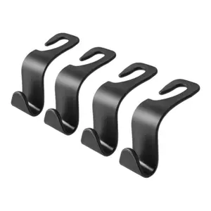Car Seat Headrest Hook - Auto Hanger for Storage Bag, Coat, Hat, and Umbrella - Universal Car Back Seat Hanger - Car Accessories