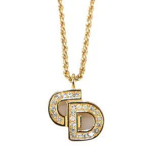 Pre-owned Dior Stainless Steel Bag Accessories Christian D26013067 CD Accessory