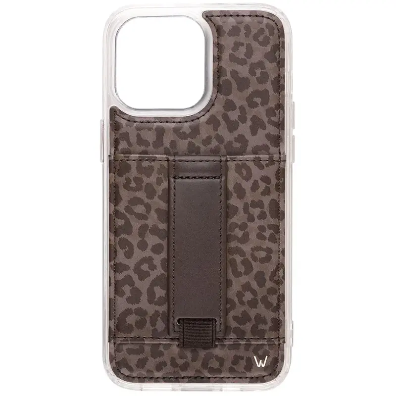 Walli Cases Leopard Phone Case with Wallet and Finger Strap - TikTok Shop
