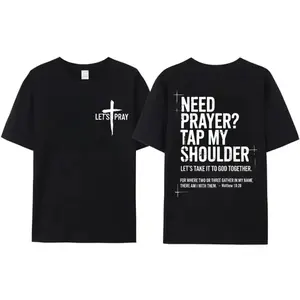 Need Prayer Hoodie - Tap My Shoulder Let’s Pray Christian Faith shirt, Bible Verse Matthew 18:20, Religious Inspirational Outfit Womenswear