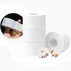 Strong Sports Tape No Residue - 4 Roll Pro Pack - 1.5" x 30ft Rigid Tape for Football, Gym & Volleyball - Ankle Wrist Support Easy Tear for Serious Athletes