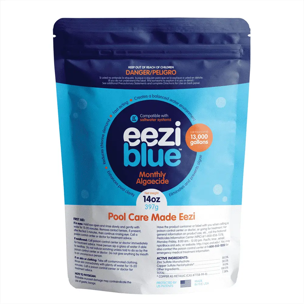 Eeziblue Pool Algaecide & Pool Booster for Above Ground and In-Ground Swimming Pools