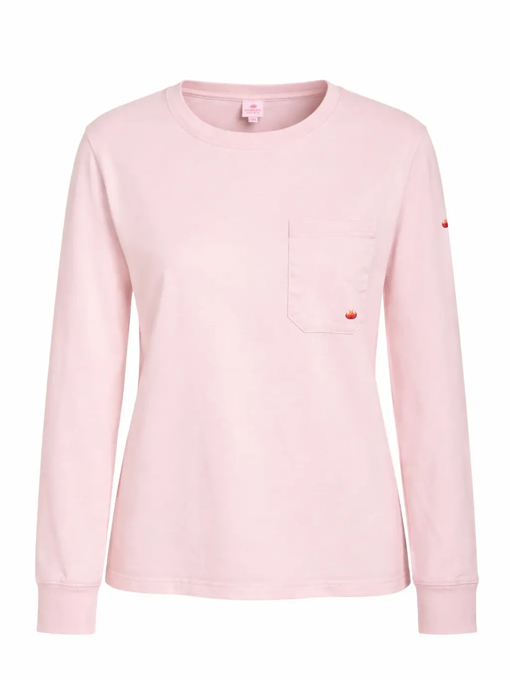 Women's Work Wear Fitted Flame-Resistant (FR) Pullover Shirt for Work with a Crew Neck, Deep Pocket, and Stretchy Fabric, Basic