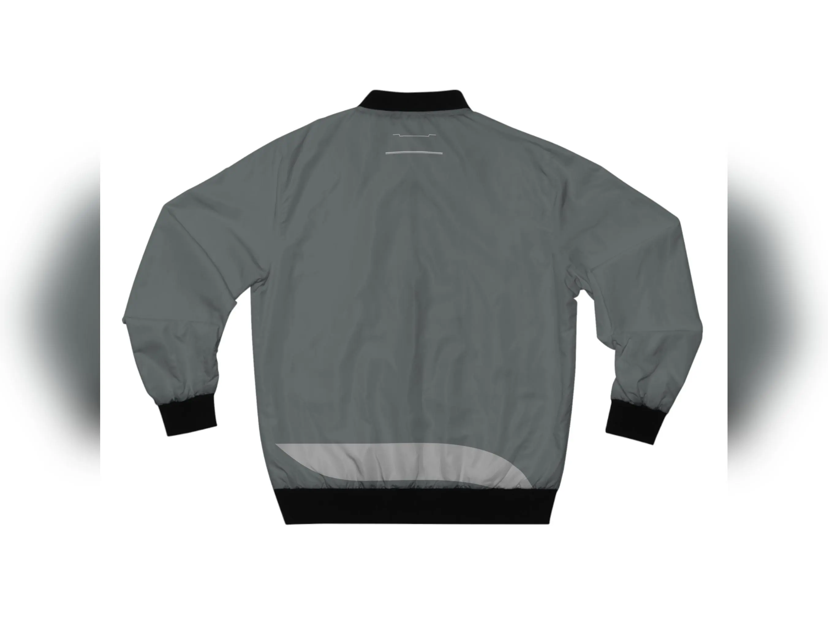 Men's Bomber Jacket - Gray/Light Gray