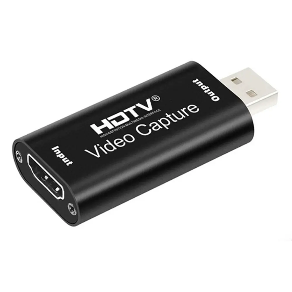 HDMI Video Capture Card, 4K HDMI to USB Game Capture Card Gaming Full HD 1080P 30fps, HD HDMI Video Signal, Record via DSLR, Camcorder, Action Cam for Live Streaming, Compatible with Nintendo Switch, PS4, Xbox One, PC, Wii U, Accessories