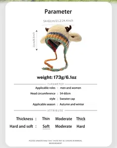 Final Sale | Everything Must Go Christmas Antler Knit Hat & Handbag 2-in-1 | Warm Windproof Ear Protection for Adults & Kids