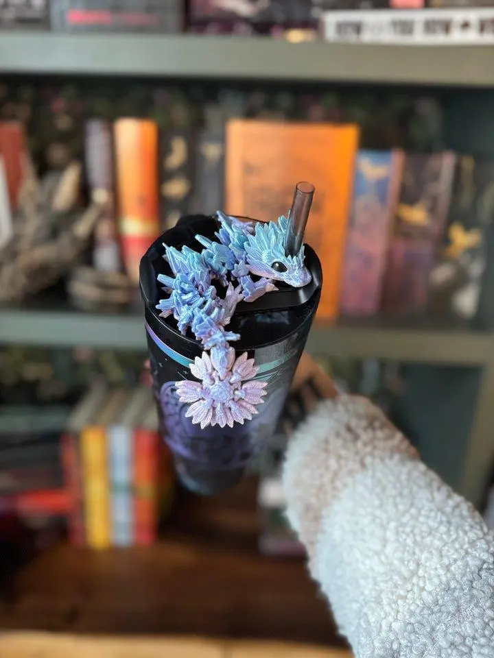 Baby Sunflower Dragon Straw Topper