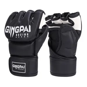 Boxing Gloves, Training & Sparring Gloves, Martial Arts Gloves with Open Palms, Kickboxing Gloves, Muay Thai, MMA Gloves