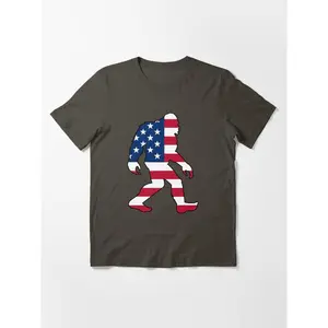 Bigfoot USA American Flag Essential T-Shirt