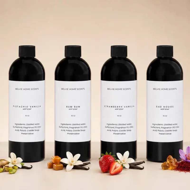 Natural Ingredients Scented Liquid Mop Soap - Non-Toxic Irish Spring-Style Essential Cleaner for Household Cleaning, Floor Care & Home Fragrance Supplies