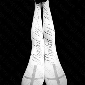 Vintage Y2K 2000s Cosplay Sexy Stockings Knee Socks Lolita Tights Goth Pantyhose Long Socks Woman Fetish Emo Girls Stockings