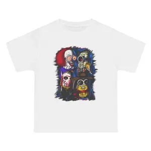 Minion Horror-Themed T-Shirt for Halloween, Unisex Graphic Tee, Horror Fans Gift, Creepy Vintage Print, Unique Casual Wear