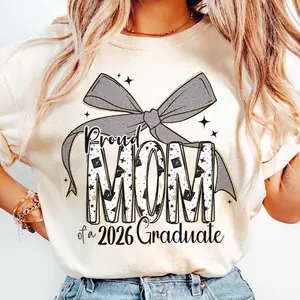 [Sale Up To 50%] Comfort Color Proud Mom Of A 2026 Graduate Shirt, Senior Mama T-Shirt Design, , Trendy Cotton Fabric