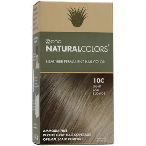 10C Light Ash Blonde Heat Activated Hair Dye With Organic Ingredients 120 mL / 4 fl. oz.