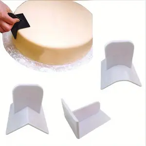 1pc, Fondant Icing Smoother Polisher, Cake Surface Polishing Molds, For Cake Decoration Sugarcraft Scraper Paddle Tool, Baking Tools, Kitchen Accessories