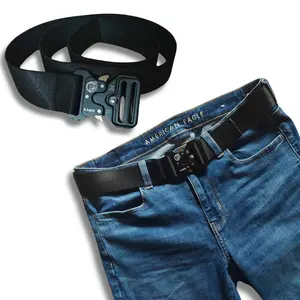 Tactical Belt - Solid Black - BEHYR Gear