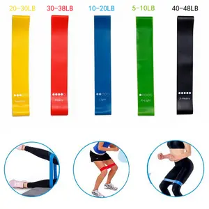 Premium Resistance Bands 5pcs Heavy-Duty Fitness Tension Rope for Body Workout Stretching Yoga Gym Exercise Equipment Silicone Material Chest Expander Full-Body Training 8-Shaped home