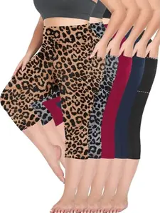 Plus Capri Yoga Pants with Pockets Essential High Waisted Leggings for Workout Womens Leggings With Pocket