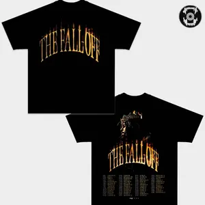 J. Cole The Fall-Off Album 2026 World Tour T-Shirt, Dreamville Cole World Graphic Tee, King Crown Portrait Back Print Tour Dates Shirt, Hip-Hop Streetwear, Vintage Rap Merch, Unisex Cotton Fan Gift Tee