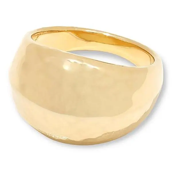 Bellezza Bronze Fancy Hammered Knife-Edge Ring